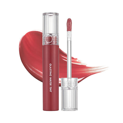 rom&amp;nd Glasting Water Tint Colored Lip Gloss 02 Red Drop
