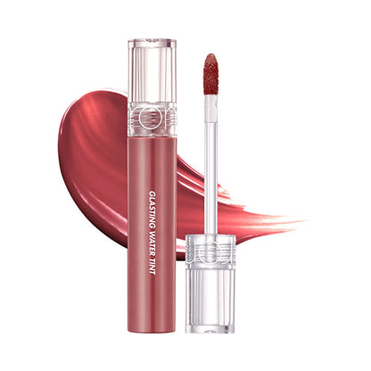 rom&amp;nd Glasting Water Tint Colored Lip Gloss 02 Red Drop