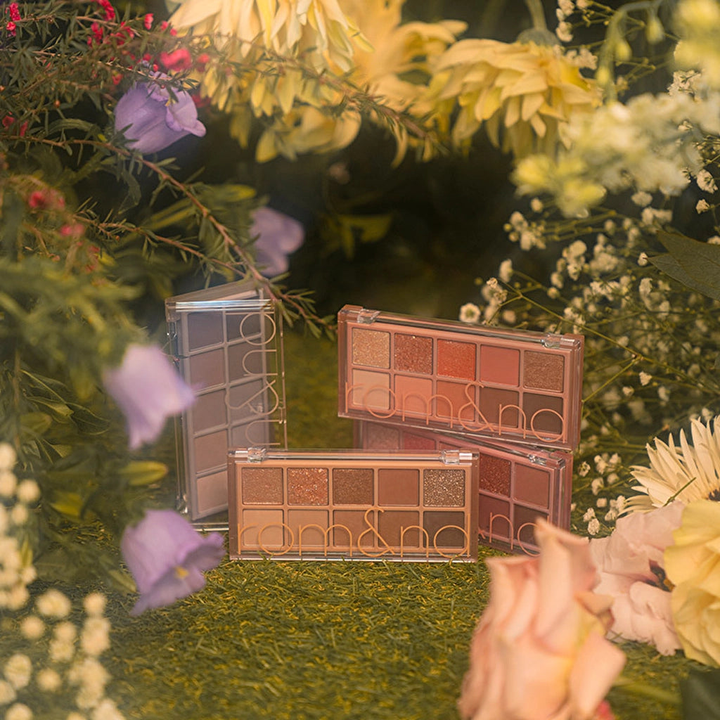 rom&amp;nd Better Than Palette Far Palette 08 Peach Dalhia Garden