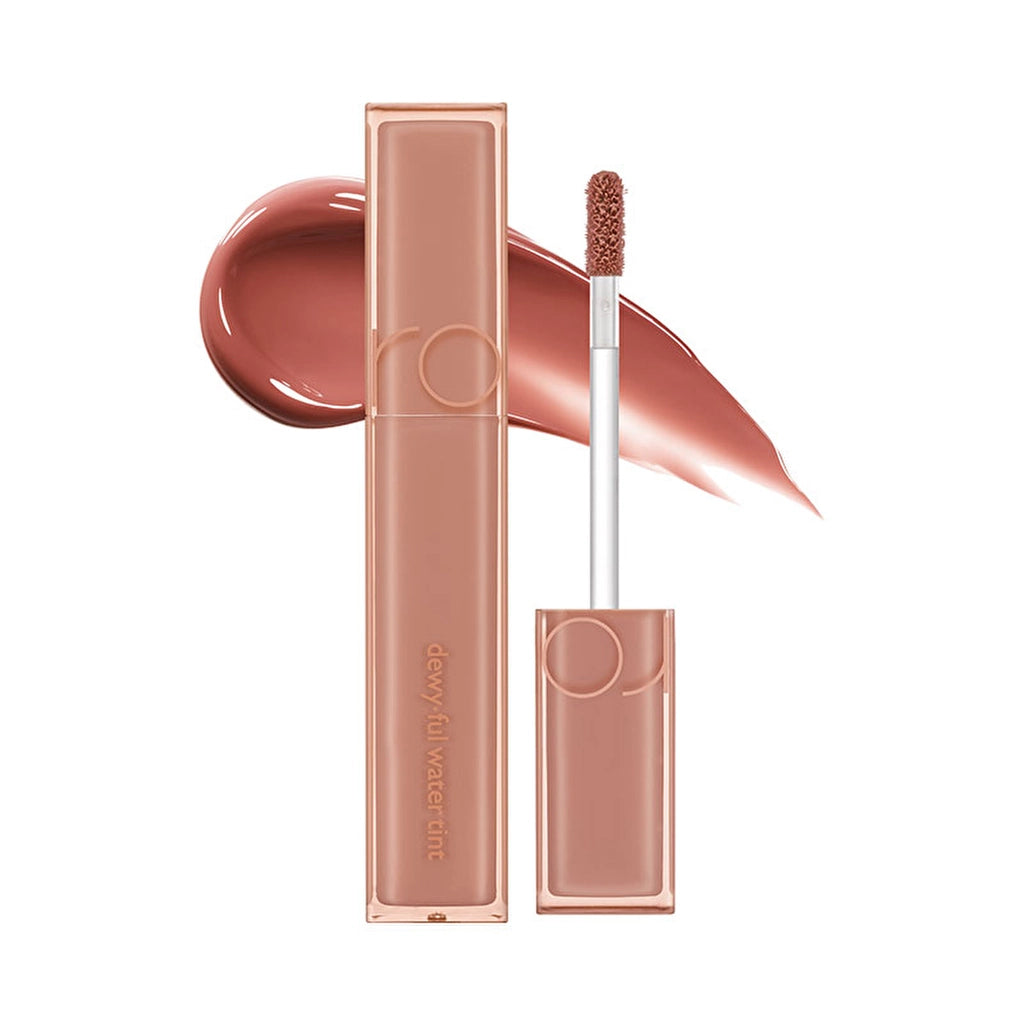 rom&amp;nd Dewy Ful Water Tint Colored Lip Gloss 13 Custard Mauve