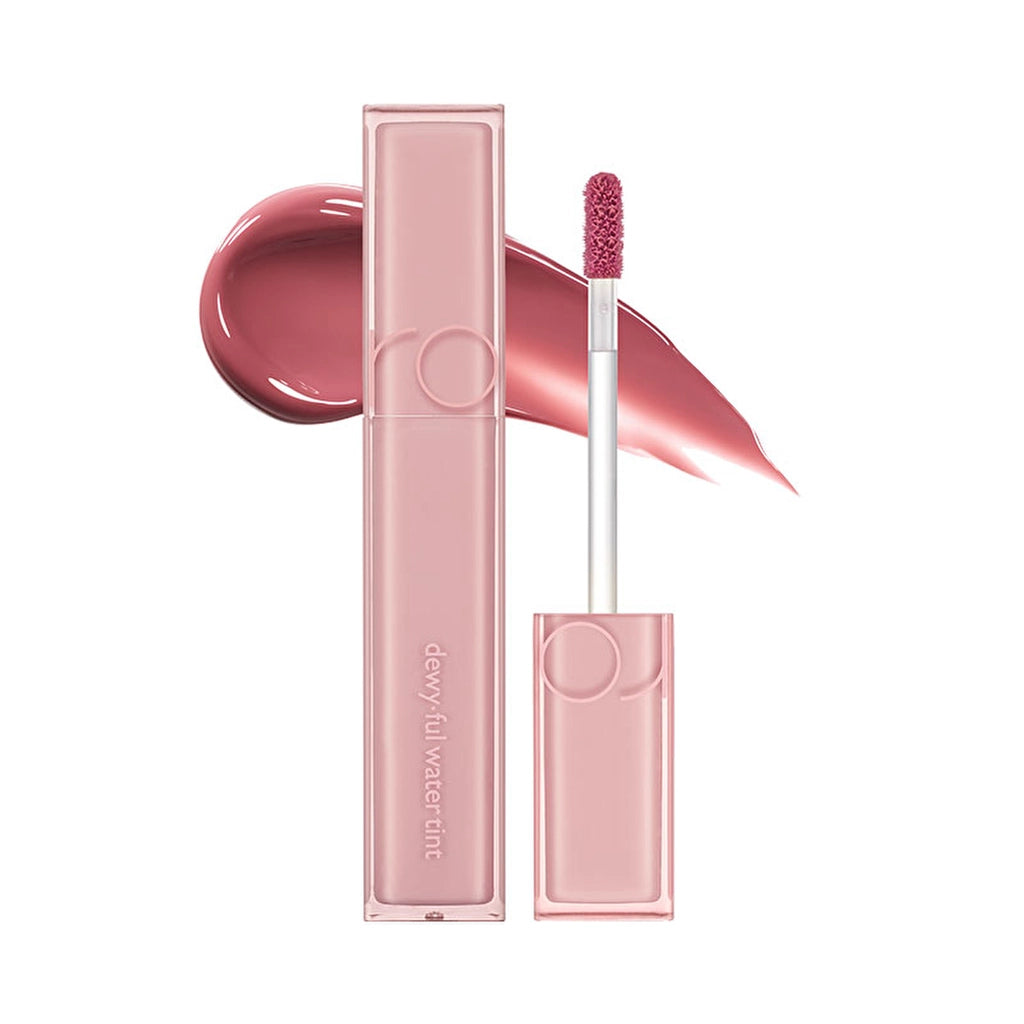rom&amp;nd Dewy Ful Water Tint Colored Lip Gloss 13 Custard Mauve