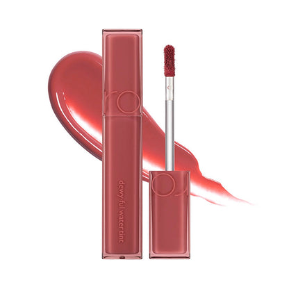 rom&amp;nd Dewy Ful Water Tint Colored Lip Gloss 13 Custard Mauve