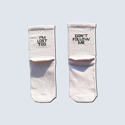 Carnaval Socks Set of 7 Slogan Design Socks