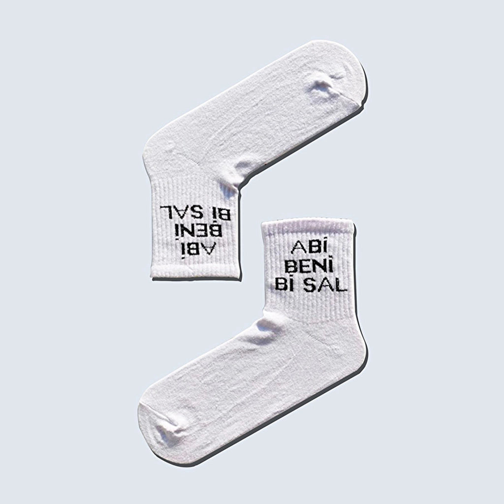 Carnaval Socks Set of 7 Slogan Design Socks