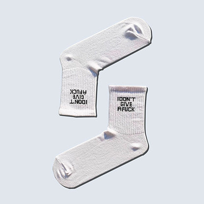 Carnaval Socks Set of 7 Slogan Design Socks