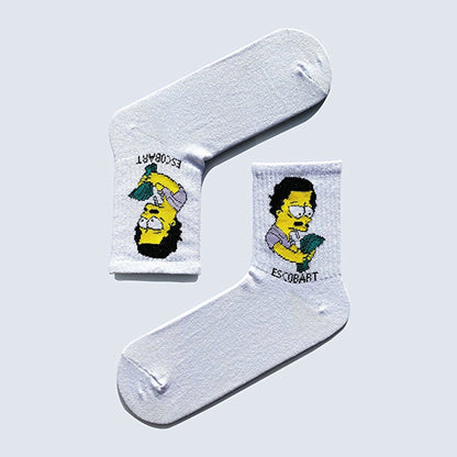 Carnaval Socks Set of 7 Slogan Designed Socks