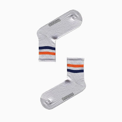 Carnaval Socks Set of 7 Circle Patterned Colorful Socks