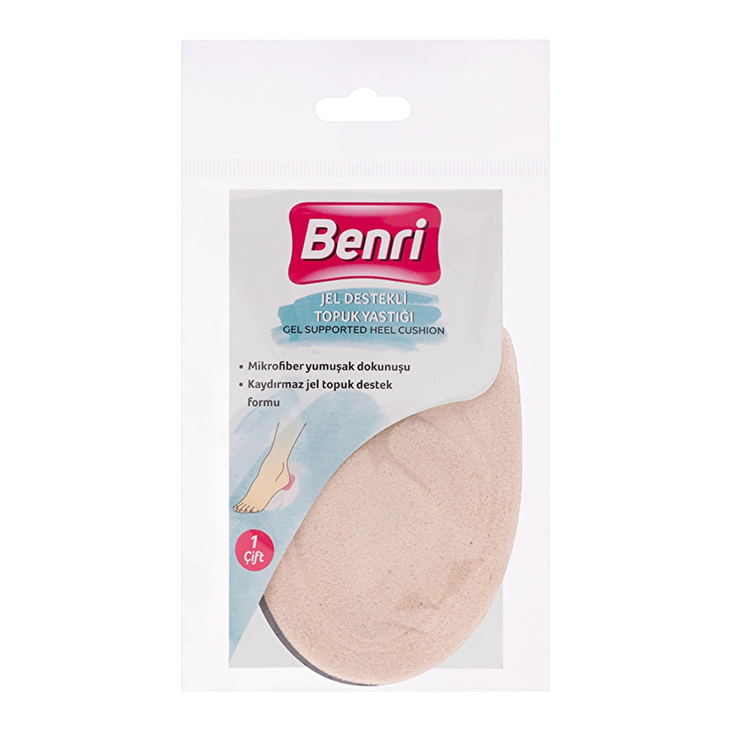 Benri Gel Supported Heel Cushion 1 Pair