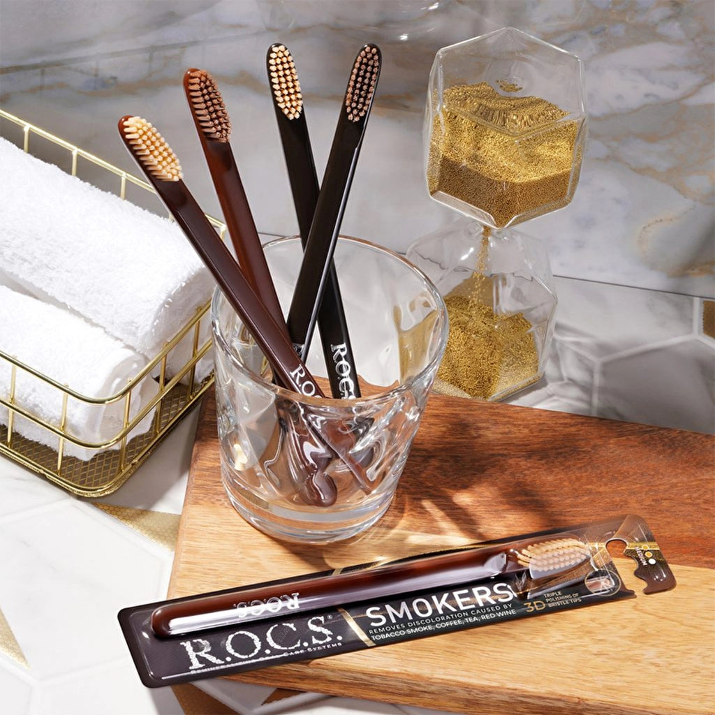 Rocs Smokers Stain Eraser Toothbrush (Assorted)