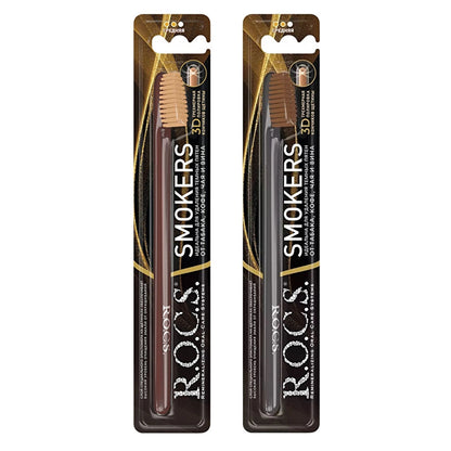 Rocs Smokers Stain Eraser Toothbrush (Assorted)