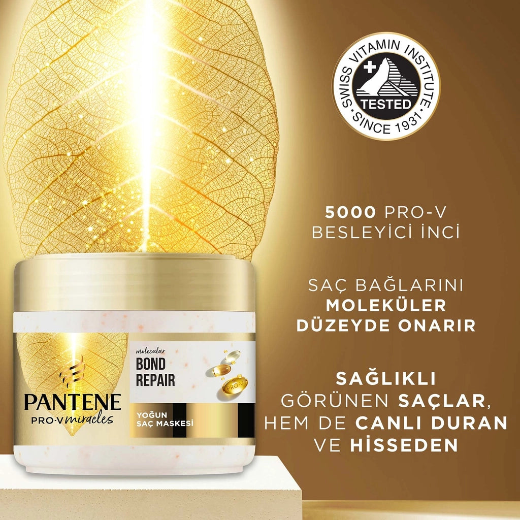 Pantene Pro-V Miracles Molecular Bond Repair Renewing Hair Mask with Nourishing Pearl 300 ml