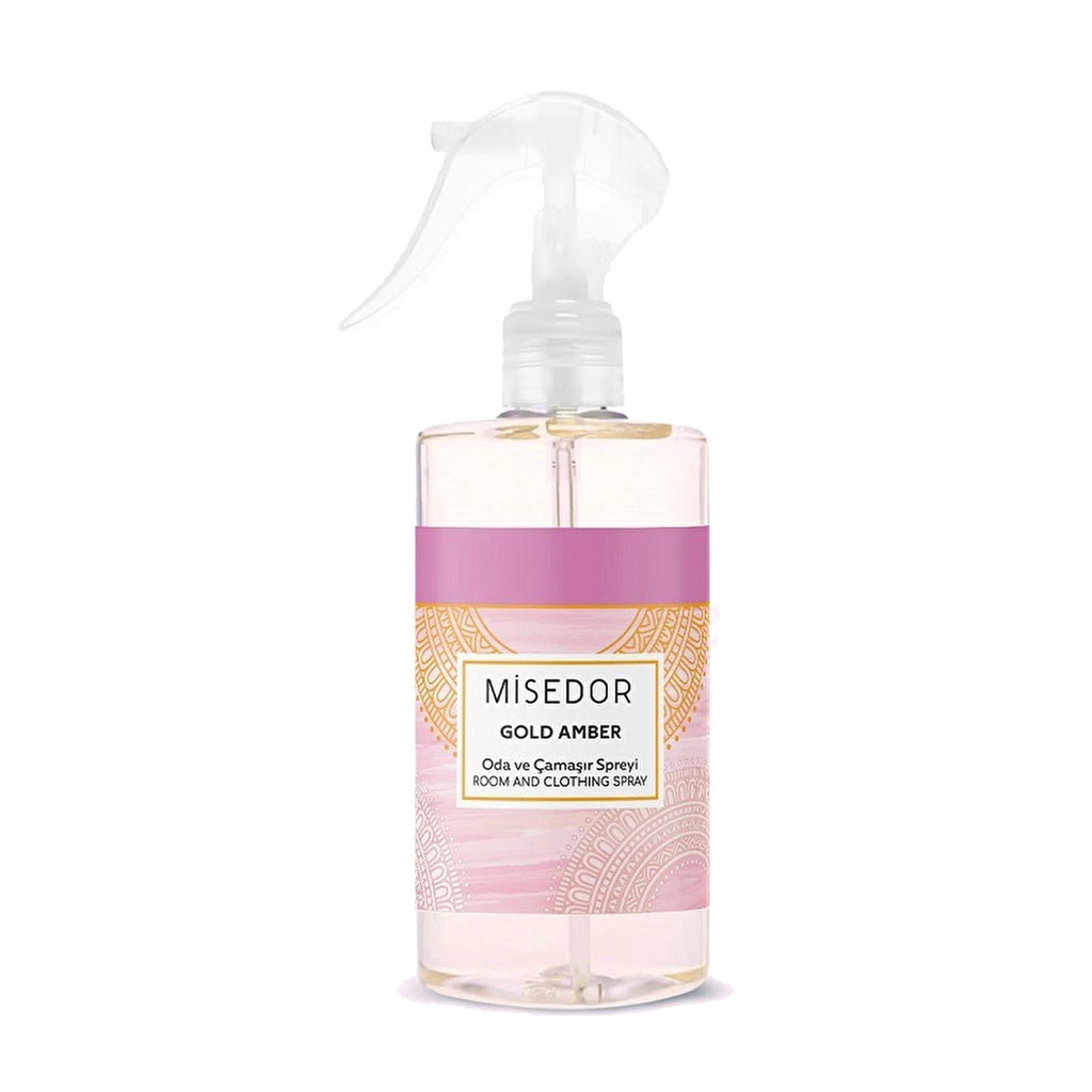 Misedor Gold Amber Room Fragrance and Laundry Perfume 330 ml