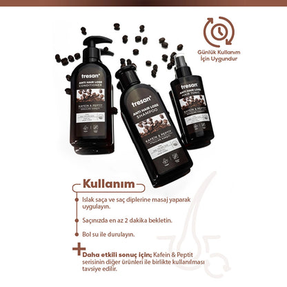 Tresan Caffeine &amp; Peptide Anti-Hair Care Shampoo 300 ml