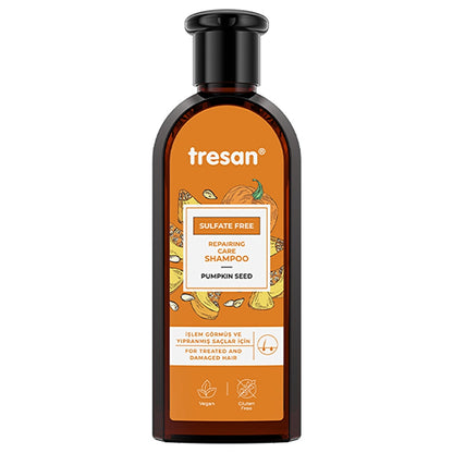 Tresan Pumpkin Seed Repairing Sulfate-Free Care Shampoo 300 ml