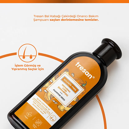 Tresan Pumpkin Seed Repairing Sulfate-Free Care Shampoo 300 ml