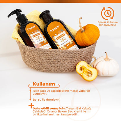Tresan Pumpkin Seed Repairing Sulfate-Free Care Shampoo 300 ml