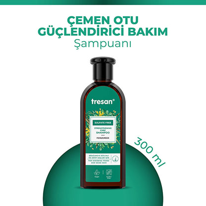 Tresan Fenugreek Strengthening Sulfate-Free Care Shampoo 300 ml