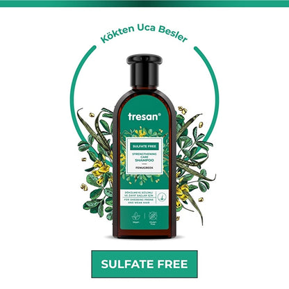 Tresan Fenugreek Strengthening Sulfate-Free Care Shampoo 300 ml