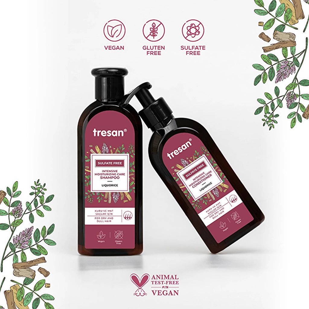 Tresan Licorice Intensive Moisturizing Sulfate-Free Care Shampoo 300 ml