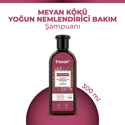 Tresan Licorice Intensive Moisturizing Sulfate-Free Care Shampoo 300 ml