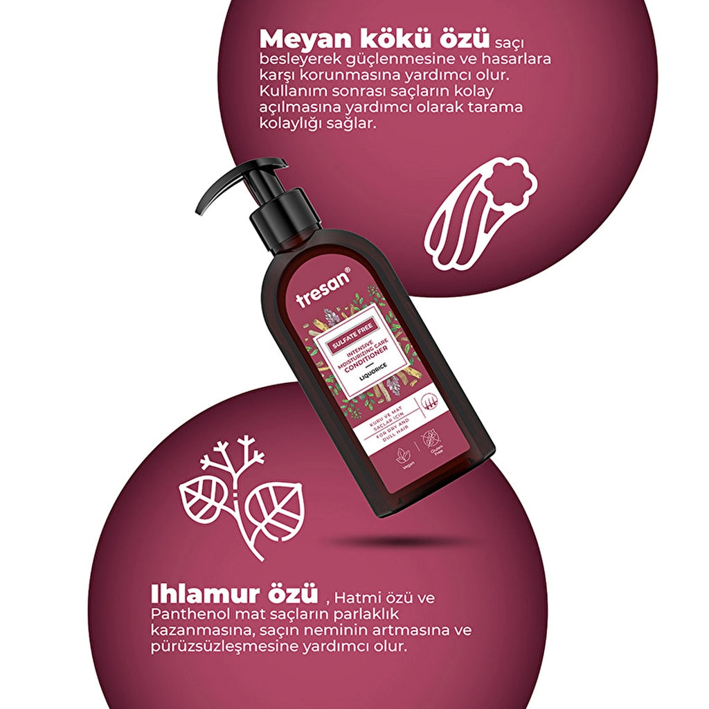 Tresan Licorice Intensive Moisturizing Sulfate-Free Conditioner 300 ml