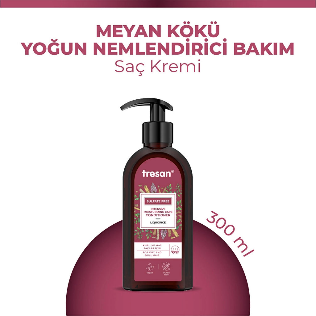 Tresan Licorice Intensive Moisturizing Sulfate-Free Conditioner 300 ml