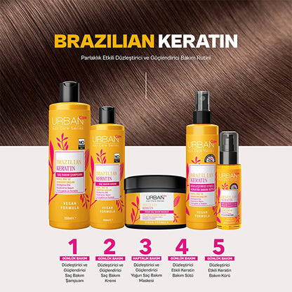 Urban Care Brazilian Keratin Hair Care Cream with Straightening Effect 200 ml