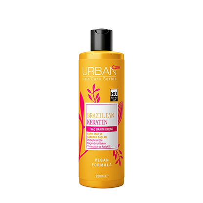 Urban Care Brazilian Keratin Hair Care Cream with Straightening Effect 200 ml
