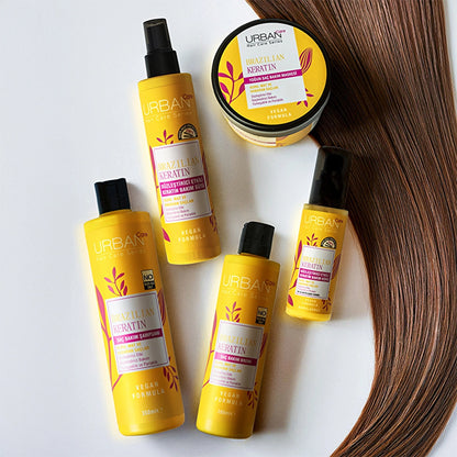 Urban Care Brazilian Keratin Hair Care Shampoo with Straightening Effect 350 ml