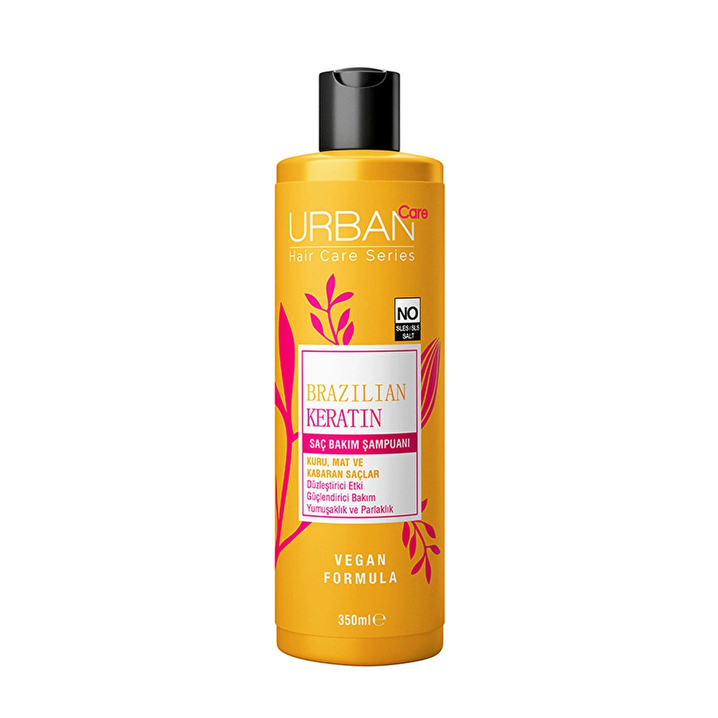 Urban Care Brazilian Keratin Hair Care Shampoo with Straightening Effect 350 ml