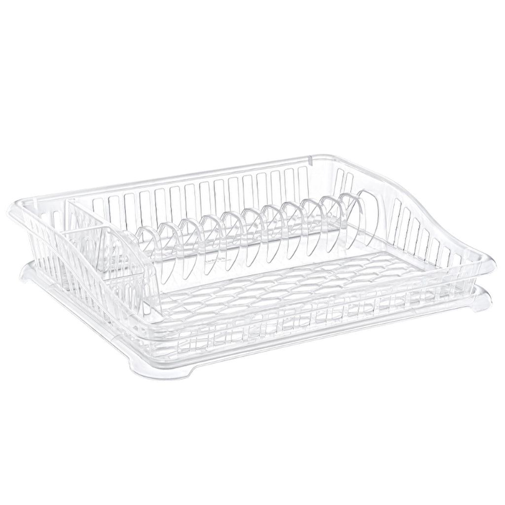 Bee Home Plate Dish Rack Transparent