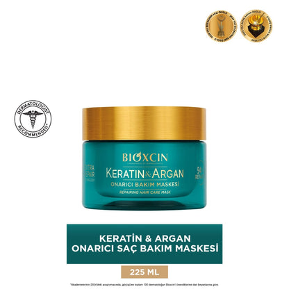 Bioxcin Keratin &amp; Argan Repairing Hair Care Mask 225 ml