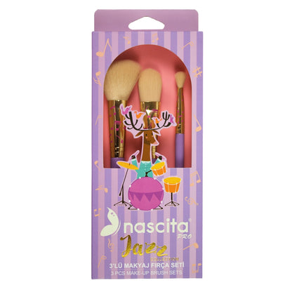 Nascita Jazz 3-Piece Makeup Brush Set