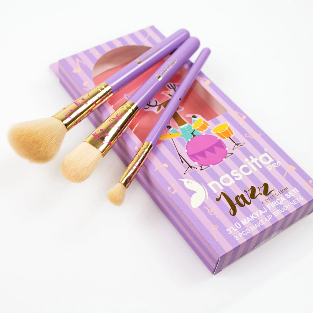 Nascita Jazz 3-Piece Makeup Brush Set