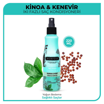 Morfose Quinoa Hemp Dual Phase Blow Dry Water 220 ml