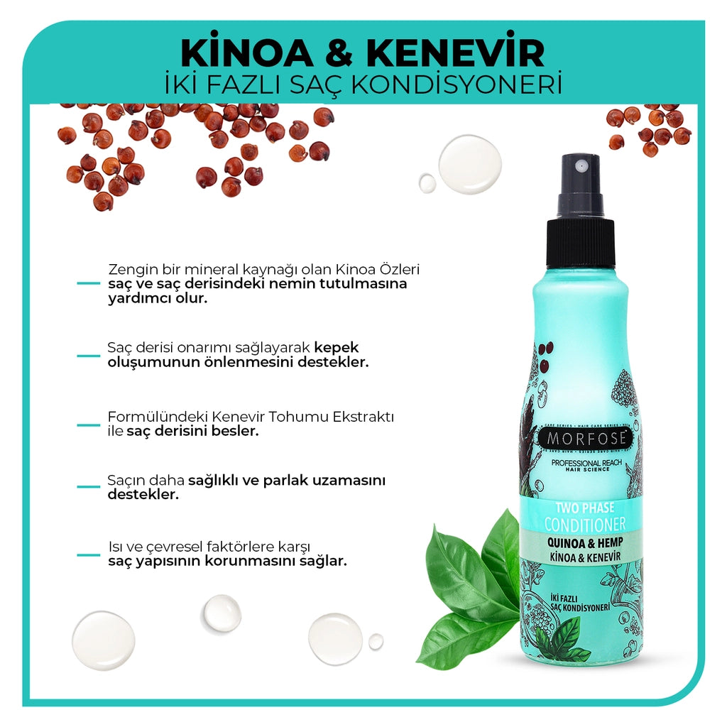 Morfose Quinoa Hemp Dual Phase Blow Dry Water 220 ml