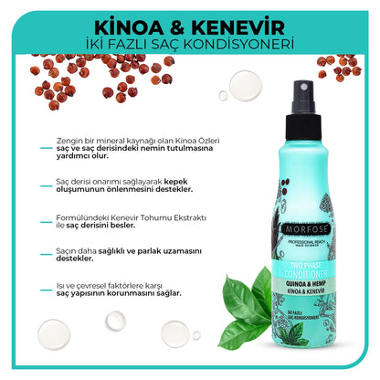 Morfose Quinoa Hemp Dual Phase Blow Dry Water 220 ml
