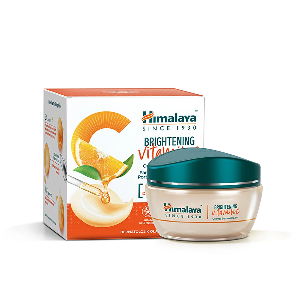 Himalaya Brightening Brightening Vitamin C Orange Extract Serum Cream 50 gr
