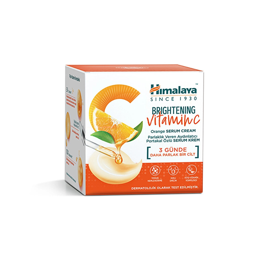 Himalaya Brightening Brightening Vitamin C Orange Extract Serum Cream 50 gr