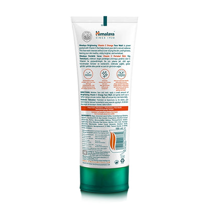Himalaya Brightening Vitamin C Orange Extract Facial Cleanser 100 ml