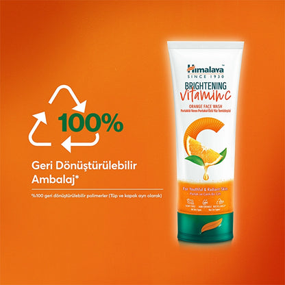Himalaya Brightening Vitamin C Orange Extract Facial Cleanser 100 ml