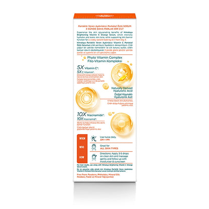 Himalaya Brightening Brightening Vitamin C Orange Extract Serum 30 ml