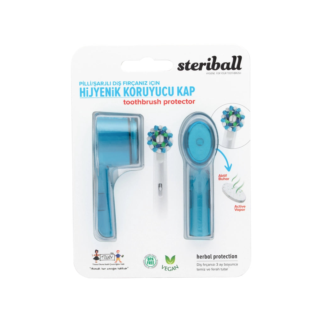 Steriball Hygienic Toothbrush Protection Case for Electric and Battery Operated Toothbrushes (Assorted)