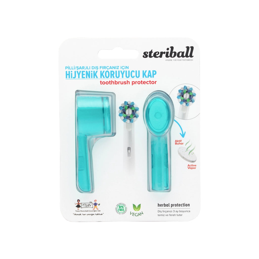 Steriball Hygienic Toothbrush Protection Case for Electric and Battery Operated Toothbrushes (Assorted)