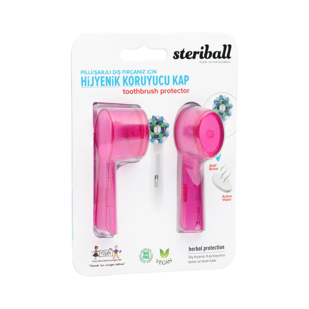 Steriball Hygienic Toothbrush Protection Case for Electric and Battery Operated Toothbrushes (Assorted)