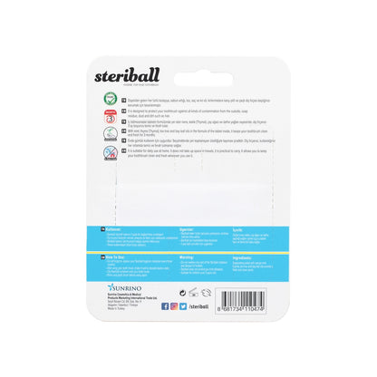 Steriball Hygienic Toothbrush Protection Case for Electric and Battery Operated Toothbrushes (Assorted)