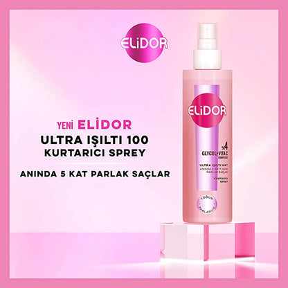 Elidor Ultra Shine Intense Shine Hair Saver Spray 200 ml