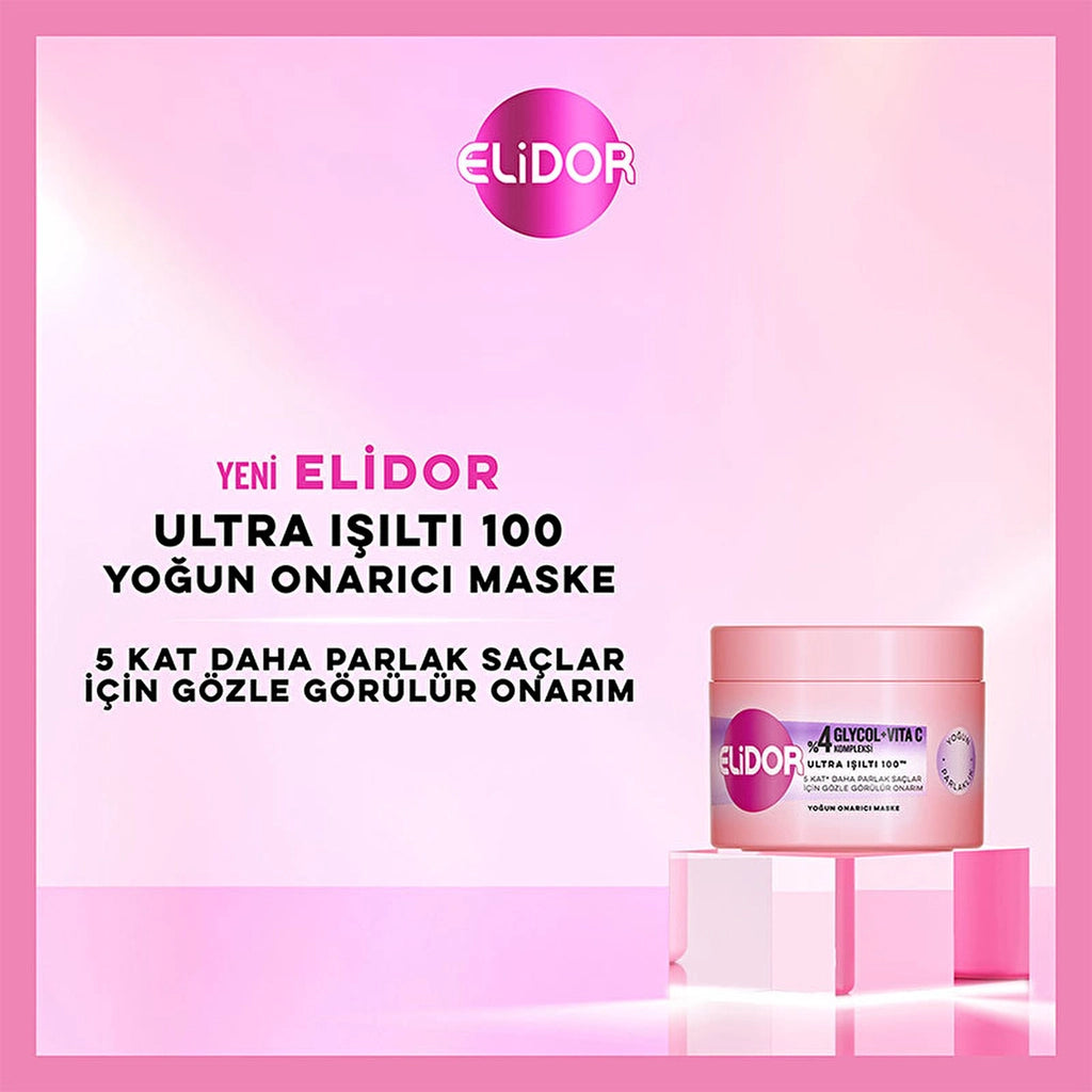 Elidor Ultra Shine Intense Shine Intensive Repair Mask 220 ml