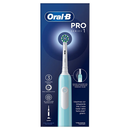 Oral-B Pro Series 1 Blue Electric Toothbrush + Toothbrush Head