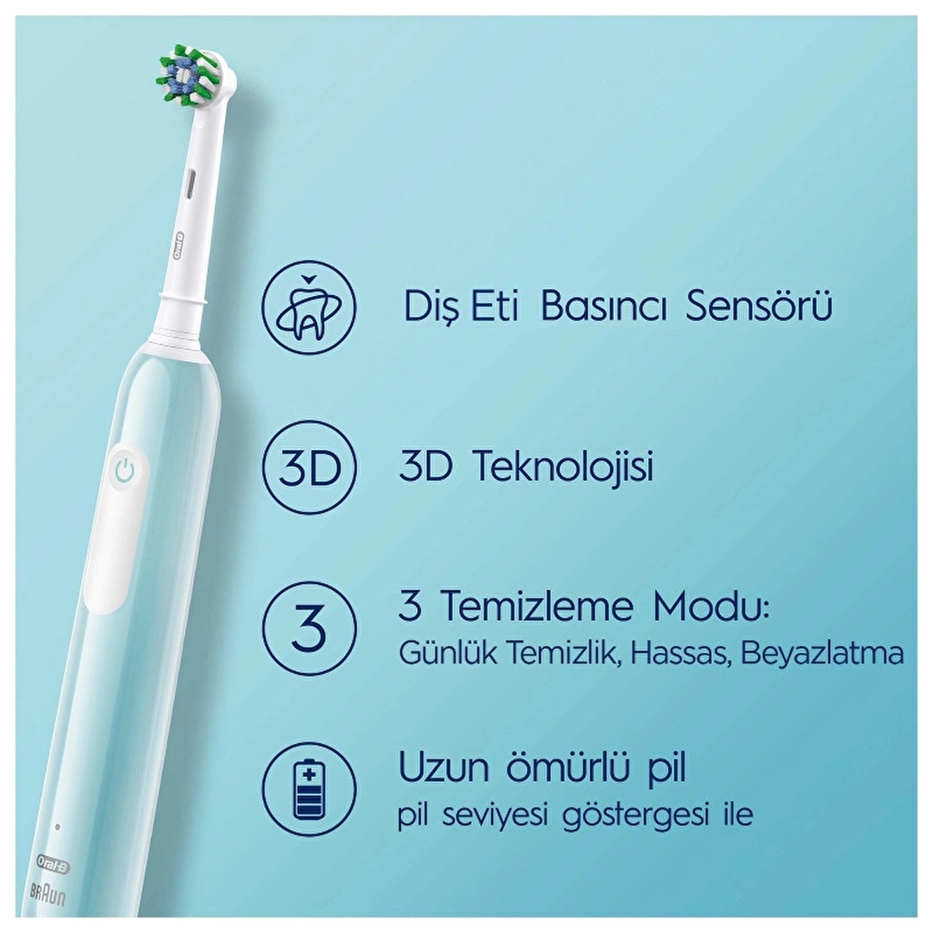 Oral-B Pro Series 1 Blue Electric Toothbrush + Toothbrush Head